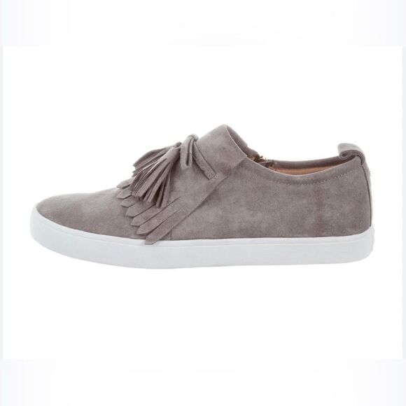 KATE SPADE ♠️ Tan Suede Tassel Sneakers! Size 6; LIKE NEW! - Picture 1 of 10